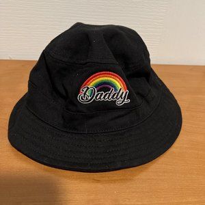 Daddy Rainbow Bucket Hat by Spencers - Embroidered Pride Hat